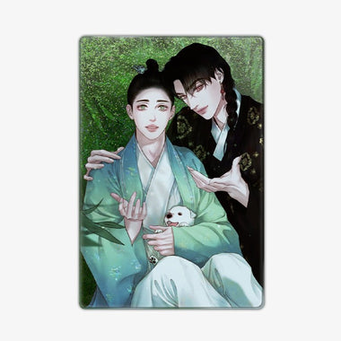 The Ghost's Nocturne Glitter Acrylic Block