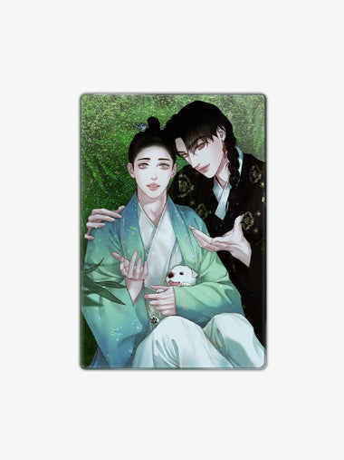 The Ghost's Nocturne Glitter Acrylic Block