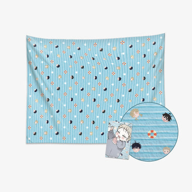 Low Tide In Twilight Jellyfish Summer Blanket