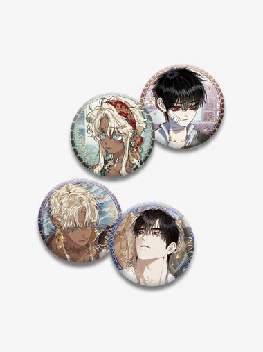 [Blossoms of the White Night] CAN BADGE SET