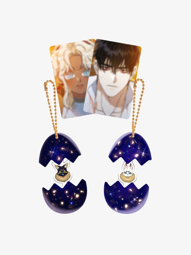 [Blossoms of the White Night] FENRIR EGG ACRYLIC KEYRING
