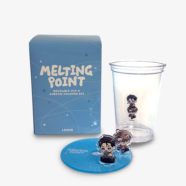 [Melting Point] Reusable Cup & Acrylic Coaster Set