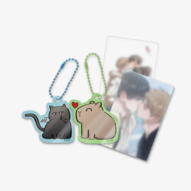 [Red Thread Quest] KISS MAGNET ACRYLIC KEYRING SET