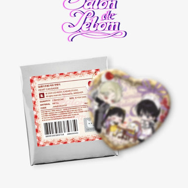 [SALON DE LEBOM] HEART CAN BADGE_random
