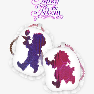 [SALON DE LEBOM] LACE CUSHION KEYRING SET